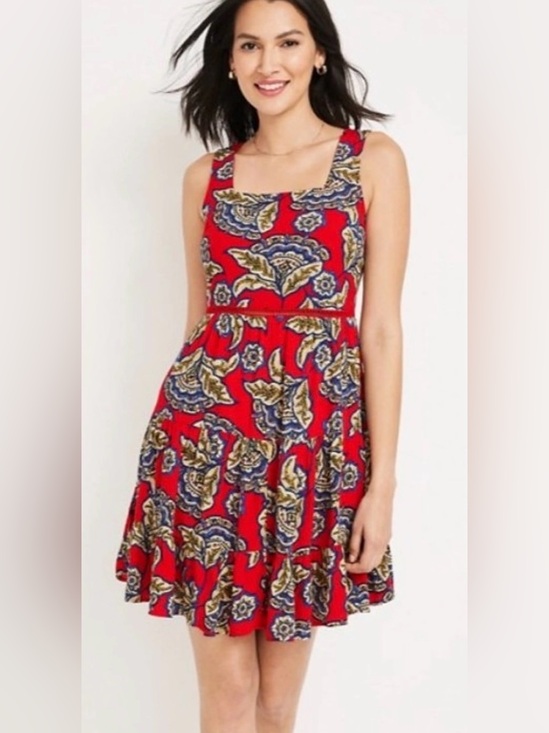 Maurices Dresses & Skirts - Americana Paisley Mini Dress Red Blue Boho Festival Nashville Sz S NWT
